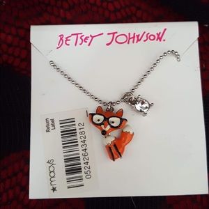 力  [Betsey Johnson ] fox necklace *BNWT*